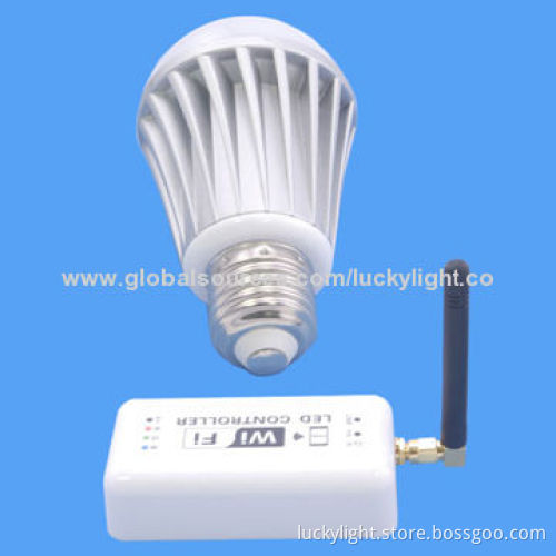 Music + Group + Timer Wi-Fi LED Bulb, E26/E27 Lamp Base